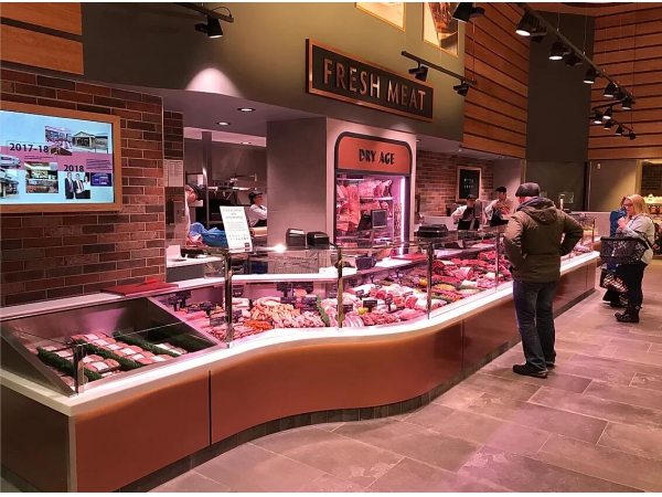 Perfect Meat Cabinets Showcases Butchery Lighting with our tailored vivid Pink LEDs