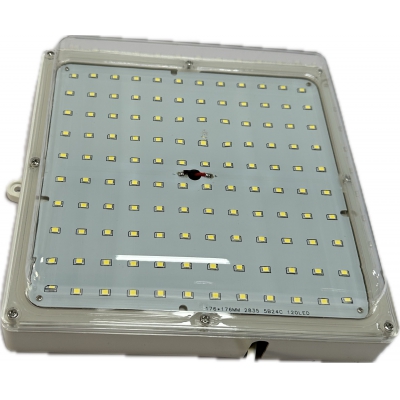 200*200mm Rectangle Tri-proof LED Lamp for Cold Room